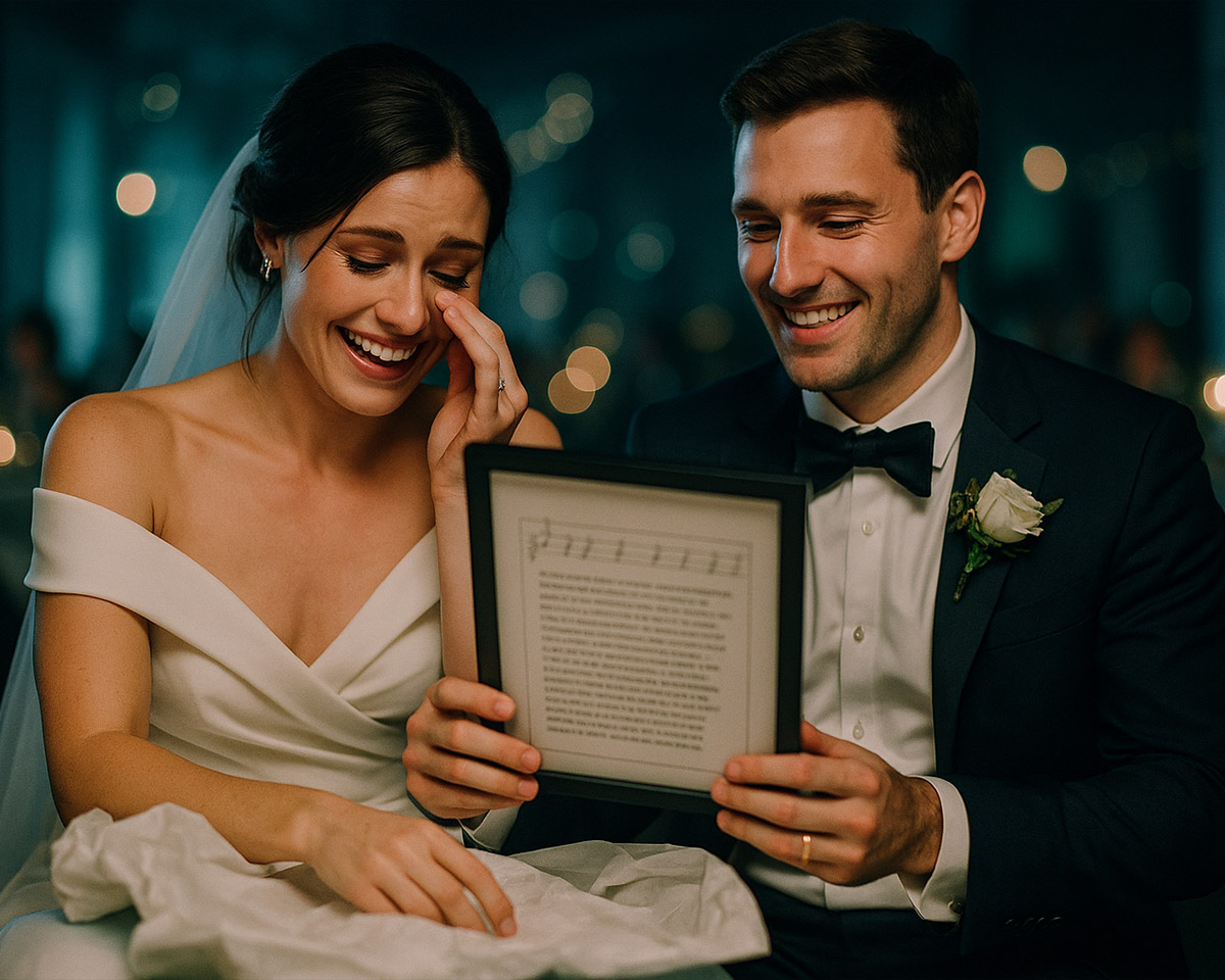 Emotional Wedding Gift Unveiling_5x4